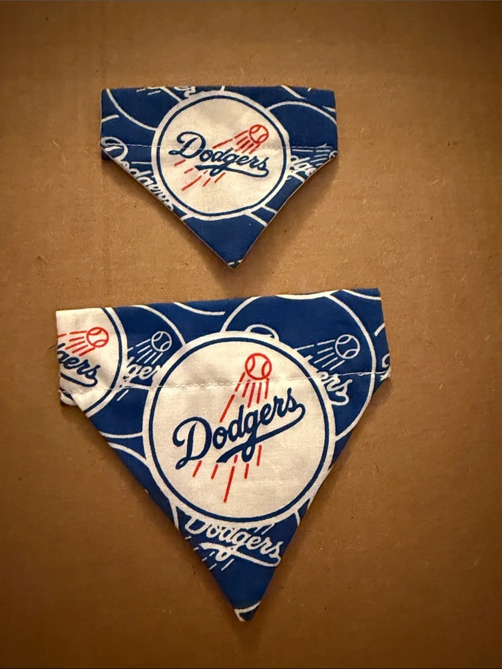 Los Angeles Dodgers Blue Logo Bandana Set